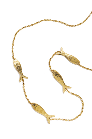Long Collier Avec Poisson h5 