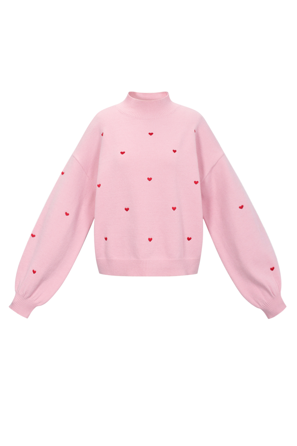 Pull Tricoté À Cœurs 