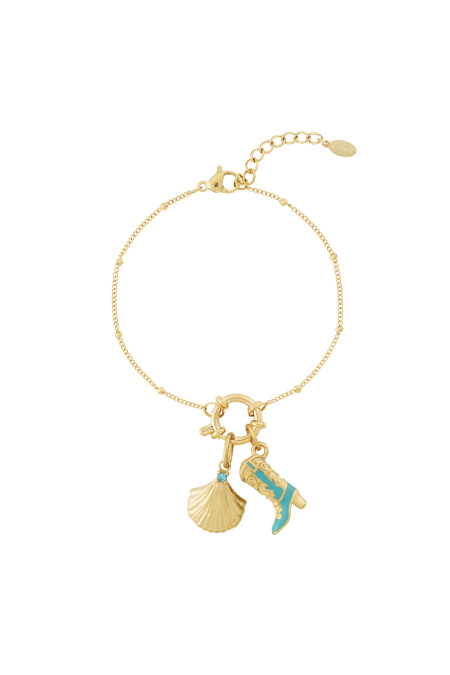Bracelet DIY en forme de cœur avec pierre 2