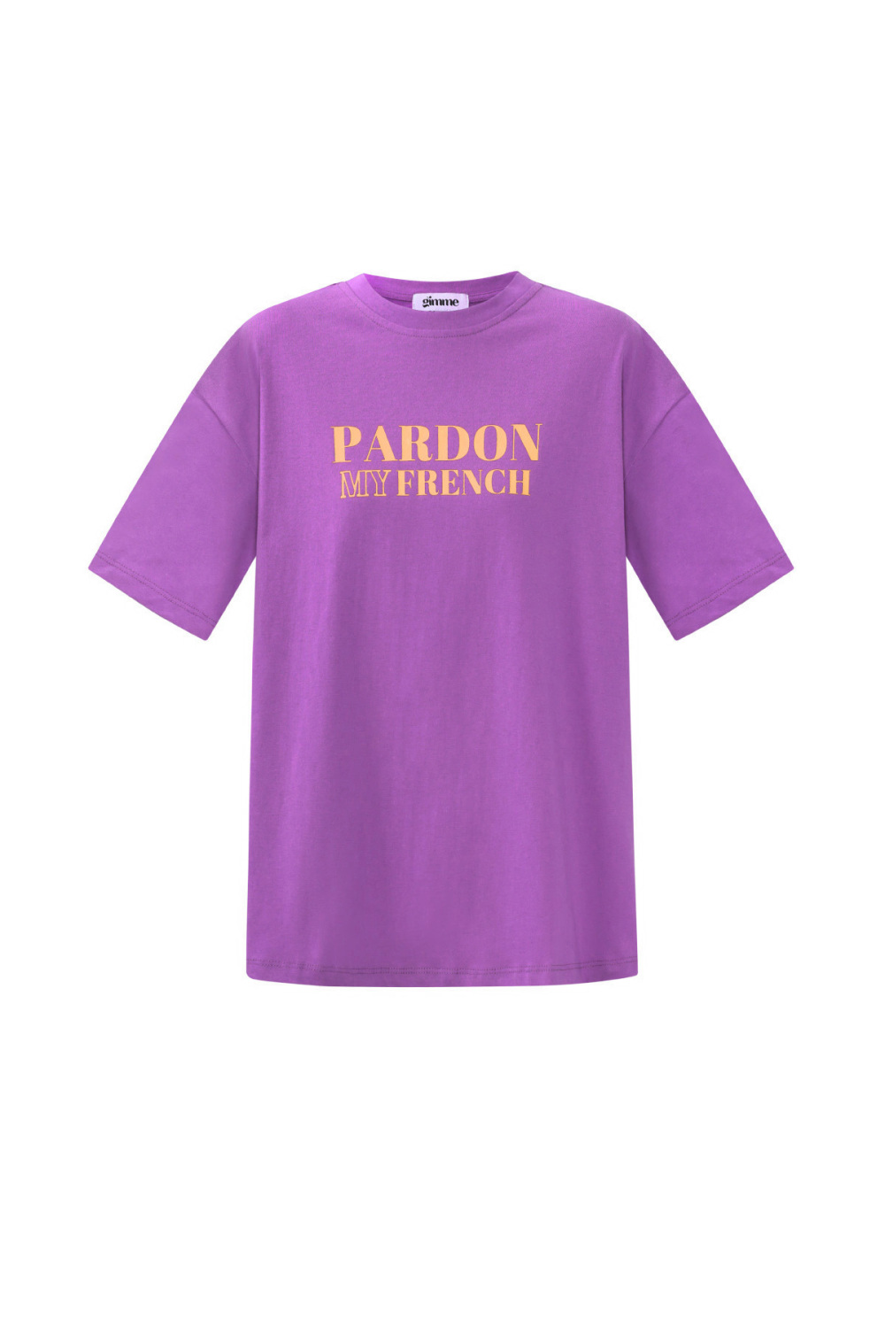 Cotton T-Shirt Femme Casual Letters Image9