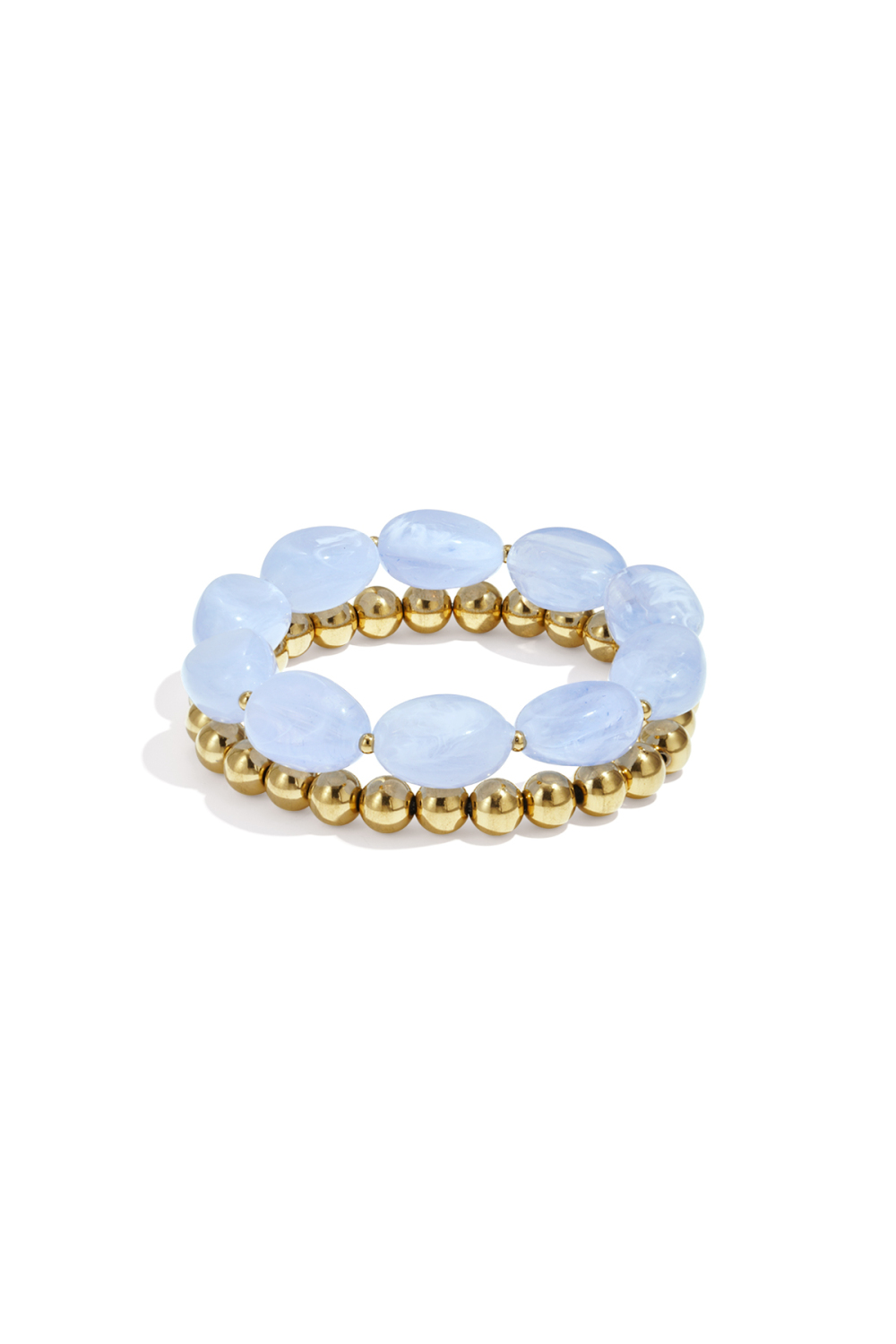 Bracelet Composé De Perles Organiques