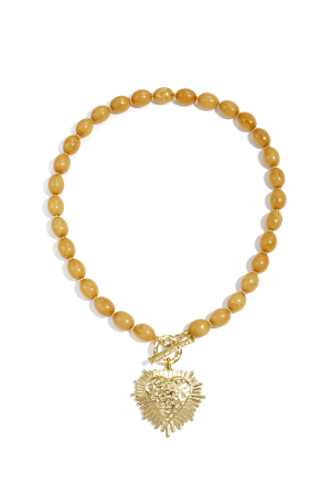 Collier De Perles Avec Fermoir À Breloque Sur Le Devant h5
