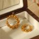 Or 1/boucles d'oreilles 