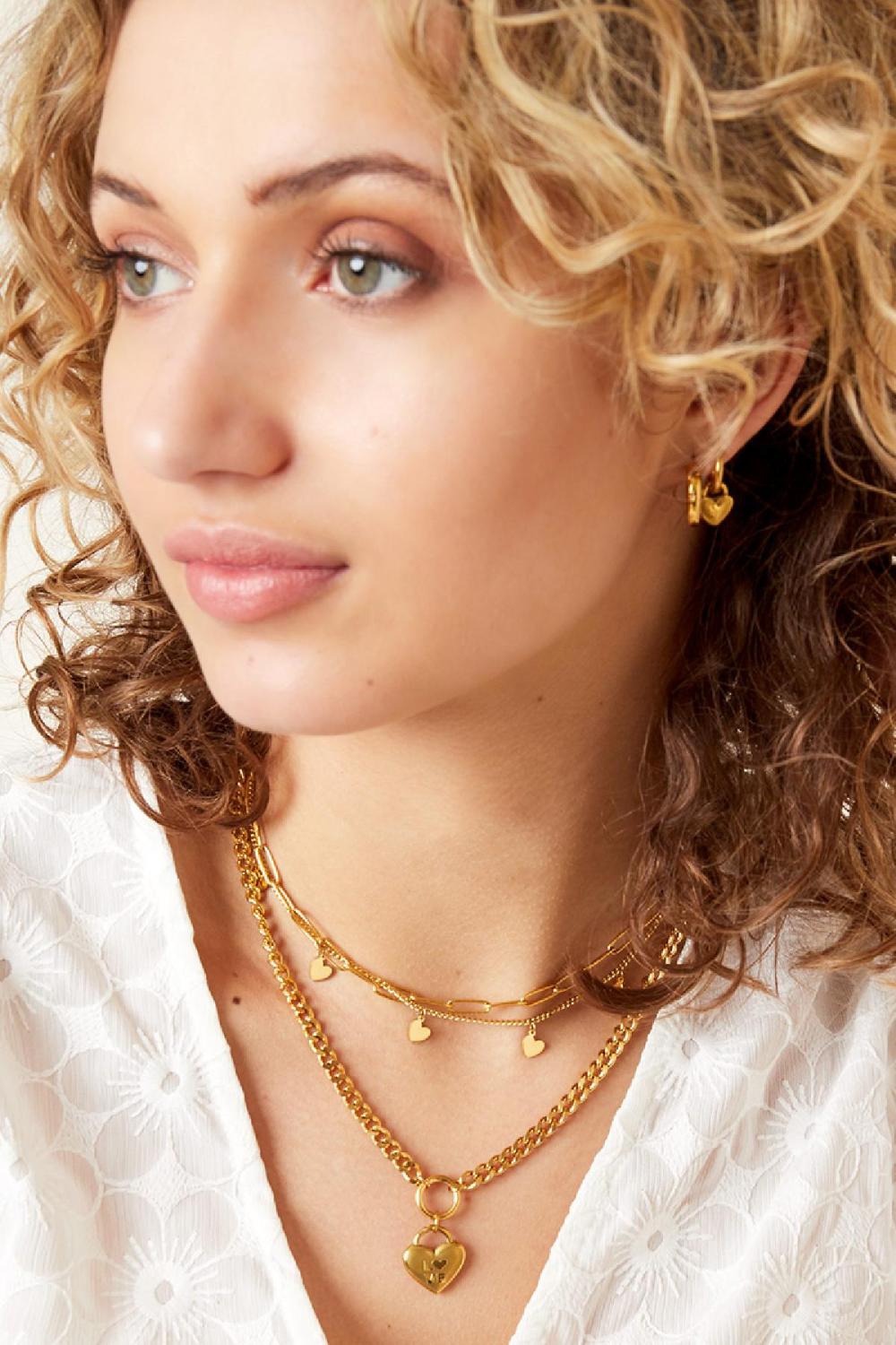 Collier Chaîne Mon Coeur Argent 