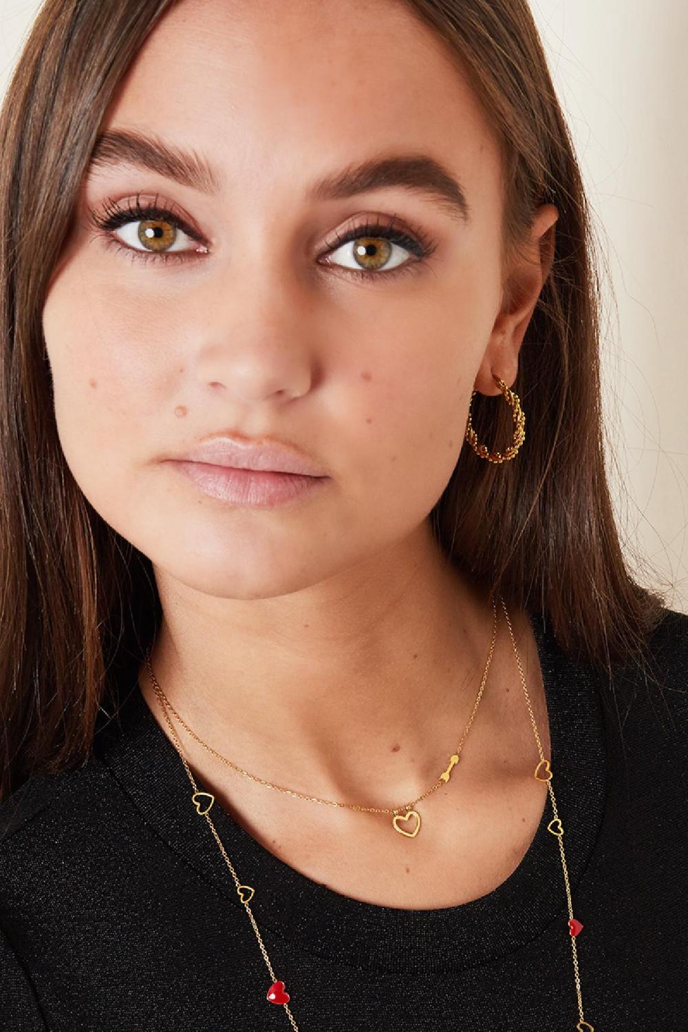 Collier Avec Cœur Et Flèche Image2