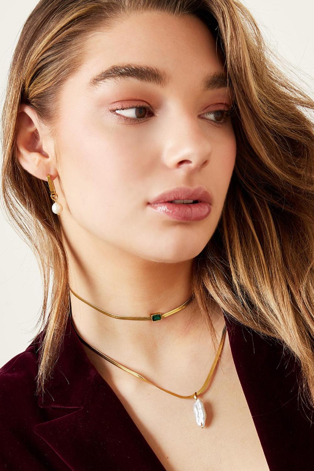 Collier Breloque Perle Image2