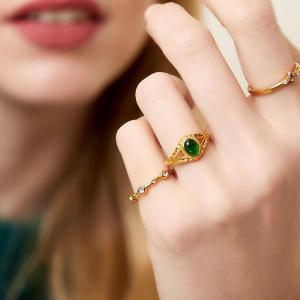 Bague De Déclaration En Acier Inoxydable h5 