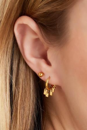 Boucles D'Oreilles Rectangles Flottants h5 