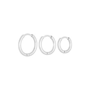 Ensemble De Boucles D'Oreilles Petites Créoles h5 Image2