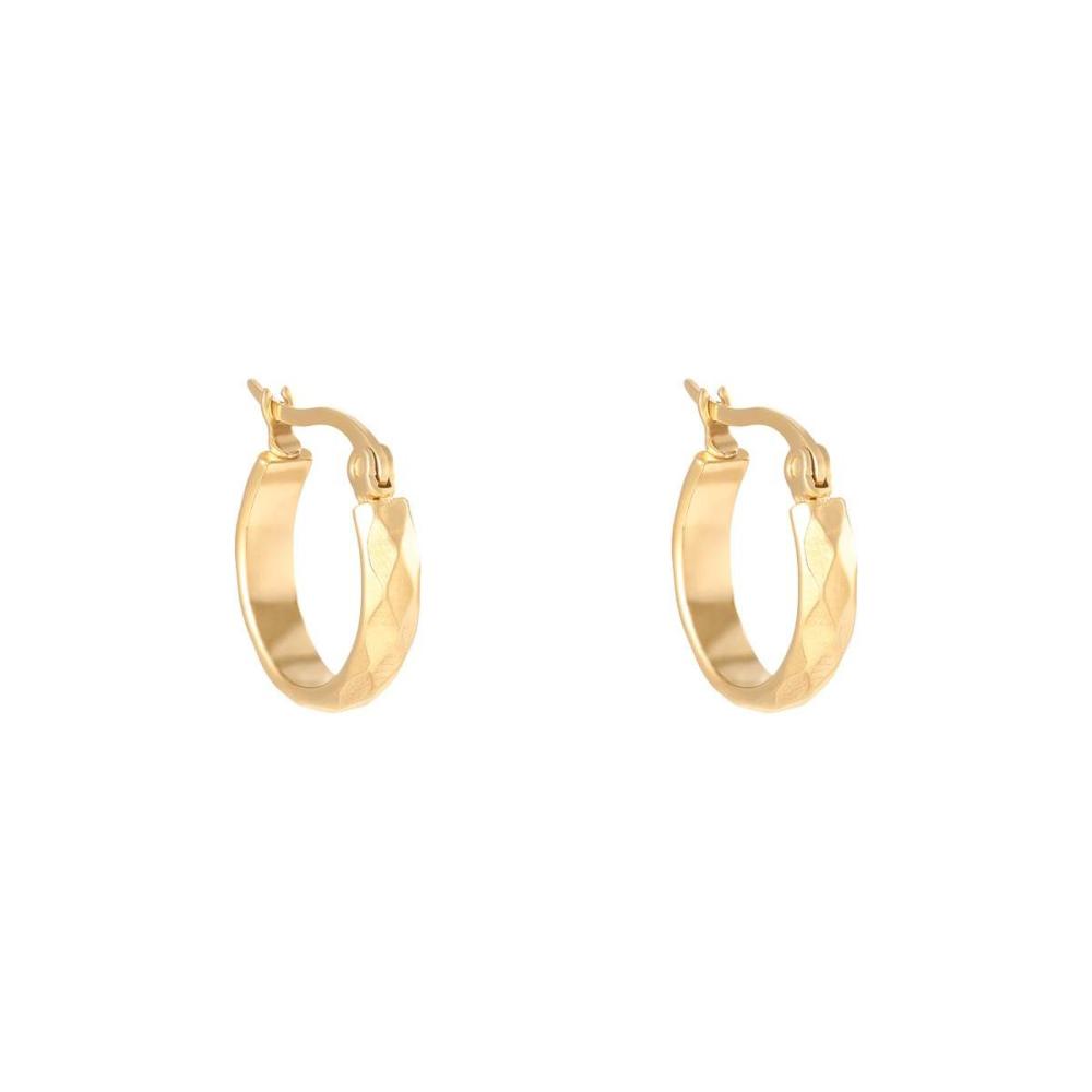 Boucles D'Oreilles Créoles Diamant Image2