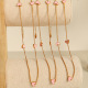 XL290 Collier Or Huile Rose 