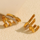Boucles d'oreilles en or et diamants blancs EH800 
