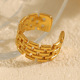 JZ111 Meiwei 7# bague en or non réglable 