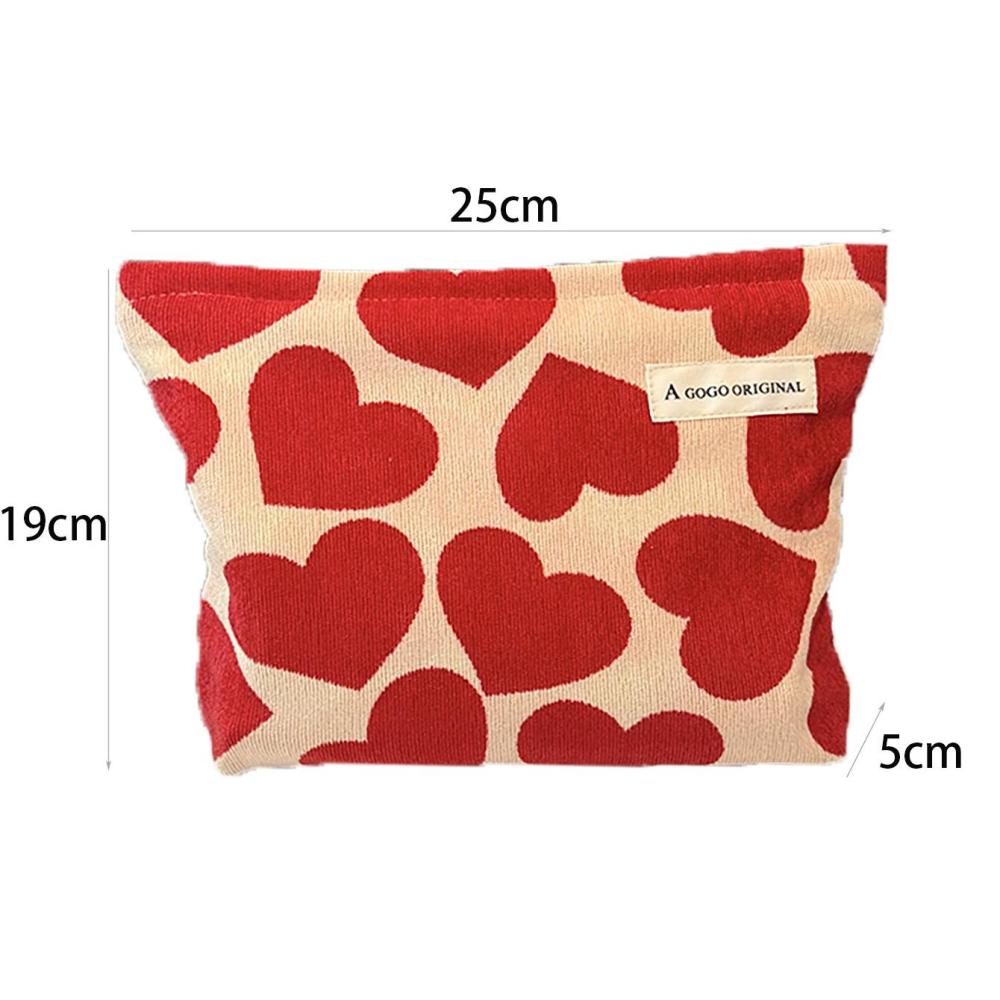 Sac Pour Femme En Velours Côtelé Sweet Heart, Série Romantique, 1 Pièce