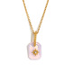 Collier avec pendentif en forme d'étoile à huit branches en acrylique - Or - 9 Image6