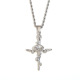 Collier pendentif fleur du mois - Acier - Septembre Image16