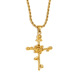 Collier pendentif fleur du mois - Or - Juillet Image4