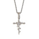 Collier pendentif fleur du mois - Acier - Février Image9