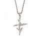Collier pendentif fleur du mois - Acier - Décembre Image19