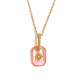 Collier avec pendentif en forme d'étoile à huit branches en acrylique - Or - 3 Image3