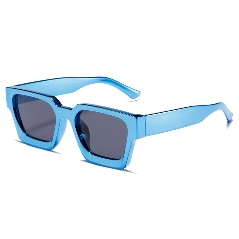 Lunettes De Soleil Unisexes En Plastique À Imprimé Léopard, Série Simple, Décontractées, 1 Pièce 