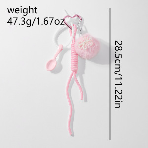 Breloques De Sac Pour Femme En Alliage, Série Romantique, Nœud Papillon Doux, 1 Pièce h5 Image2