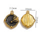 Pendentif ovale 18x23 - Noir Image10