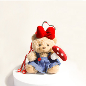 1 Breloque Pour Sac Femme Représentant Un Adorable Ourson Portant Un Nœud Papillon h5 