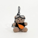 Petit Ours Brun - Pull Noir Pur et Sac Orange Image5