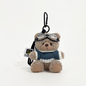 1 Breloque Pour Sac Femme Représentant Un Ours Mignon Portant Un Pull h5 