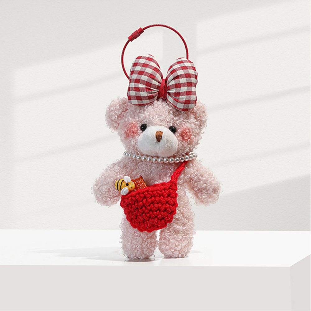 1 Breloque Pour Sac À Main Femme Avec Nœud Papillon Mignon En Forme D'Ours