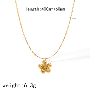 Ensemble De Boucles D'Oreilles Pour Femme, Collection Charming Series, En Forme De Fleur Chic, En Acier Inoxydable Étanche, Couleur Or. h5 Image6