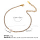 Bracelet en or et zircon blanc