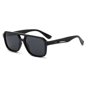 Lunettes De Soleil En Plastique À Imprimé Léopard Pour Femme, Série Simple, 1 Pièce h5