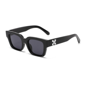 Lunettes De Soleil En Plastique À Imprimé Léopard Pour Femme, Série Simple, 1 Pièce h5