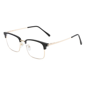 1 Paire De Lunettes Décontractées Semi-Montées Carrées Anti-Lumière Bleue h5 