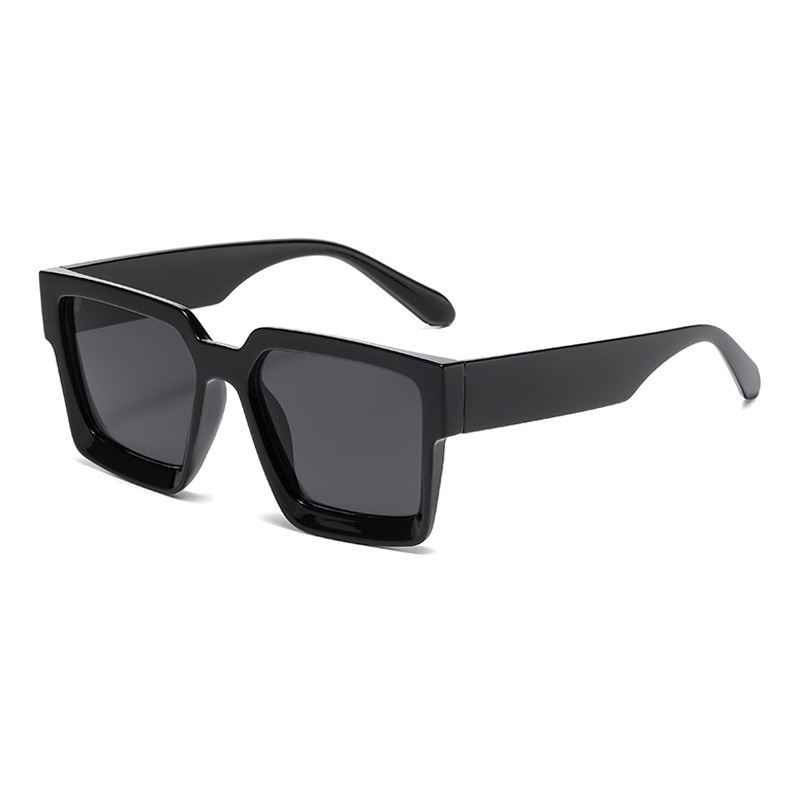 Lunettes De Soleil En Plastique À Imprimé Léopard Pour Femme, Série Simple, Décontractées, 1 Pièce 