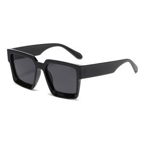 Lunettes De Soleil En Plastique À Imprimé Léopard Pour Femme, Série Simple, Décontractées, 1 Pièce h5 