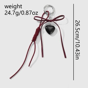 Breloques De Sac Pour Femme En Alliage, Série Simple, Nœud Papillon Doux, 1 Pièce h5 Image2