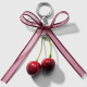 1 porte-clés avec nœud en maille rouge Image6
