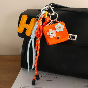 1 Breloque De Sac Pour Femme En Pu, Série Romantique, Lettre Quotidienne h5 
