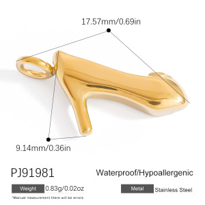 Pendentif Tortue Mignon En Acier Inoxydable Couleur Or Pour Femme, Série Simple, 1 Pièce h5 