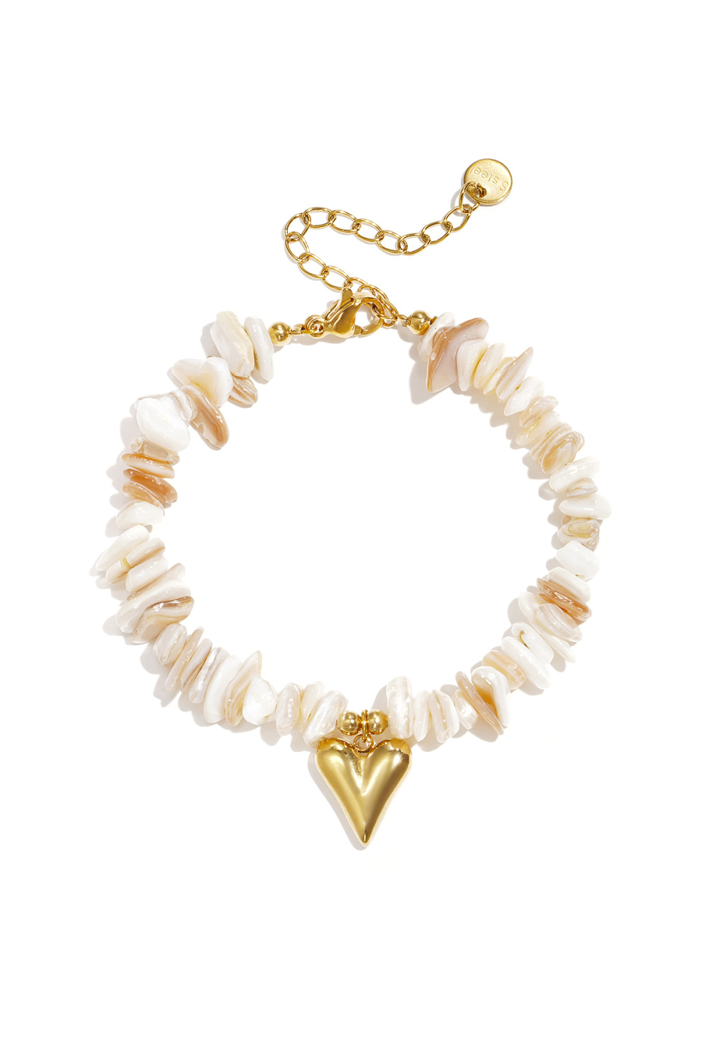Bracelets En Perles De Pierre, Motif Cœur, Collection Vacances Et Romantisme Au Quotidien, Bijoux Pour Femmes 