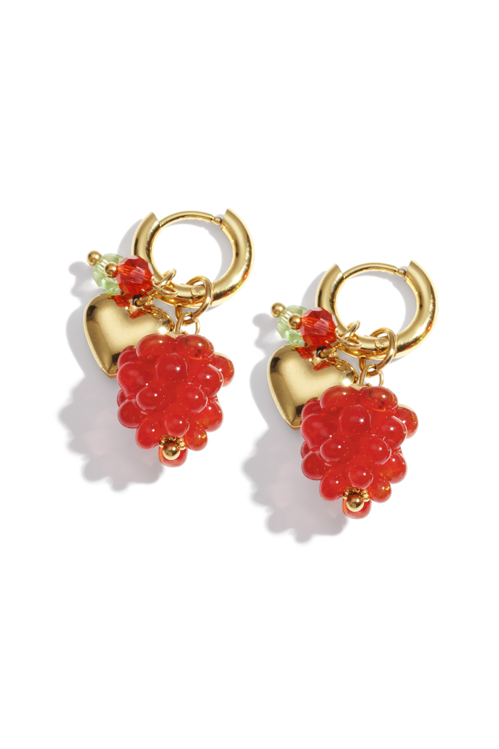 Boucles D'Oreilles Pendantes En Acier Inoxydable, Série Fruit Daily Daily Simple, Bijoux Pour Femmes