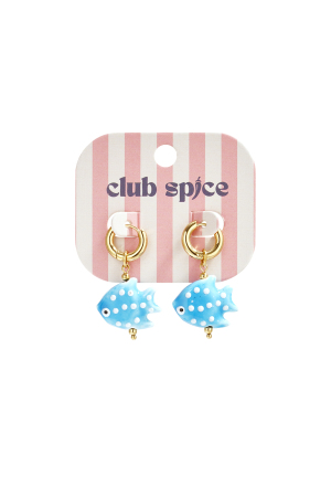 Boucles D'Oreilles Avec Breloque En Forme De Poisson h5 Image4