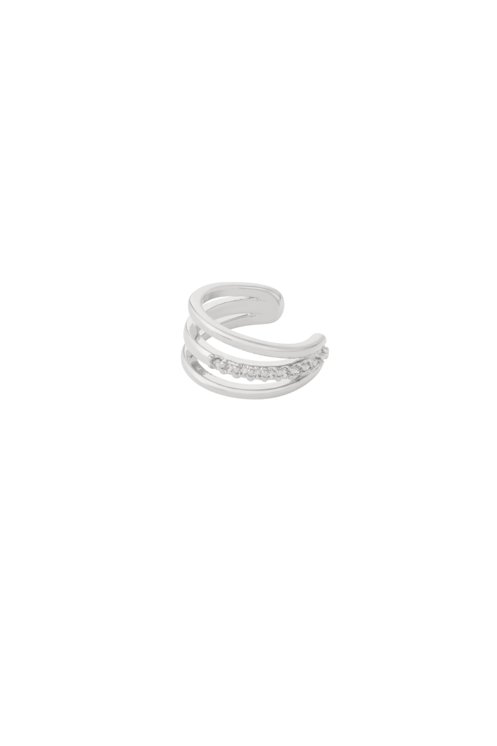 Boucles D'Oreilles Géométriques En Cuivre Au Quotidien (Pack With Plastic Bag) Image3