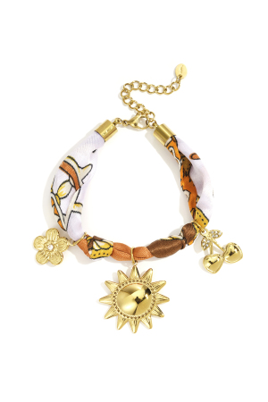 Bracelets À Breloques En Acier Inoxydable, Série Florale Décontractée Et Simple Pour Femmes h5 