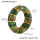 E660-Bracelet élastique vert 20cm Image5
