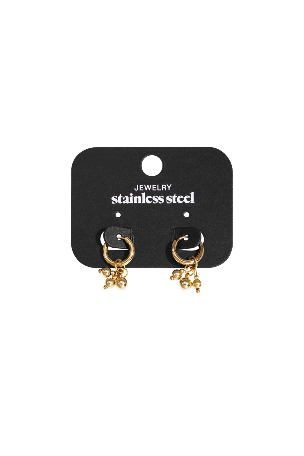 Boucles D'Oreilles Pendantes En Acier Inoxydable, Forme Irrégulière, Série Décontractée, Simple Et Quotidienne, Bijoux Pour Femmes Image4