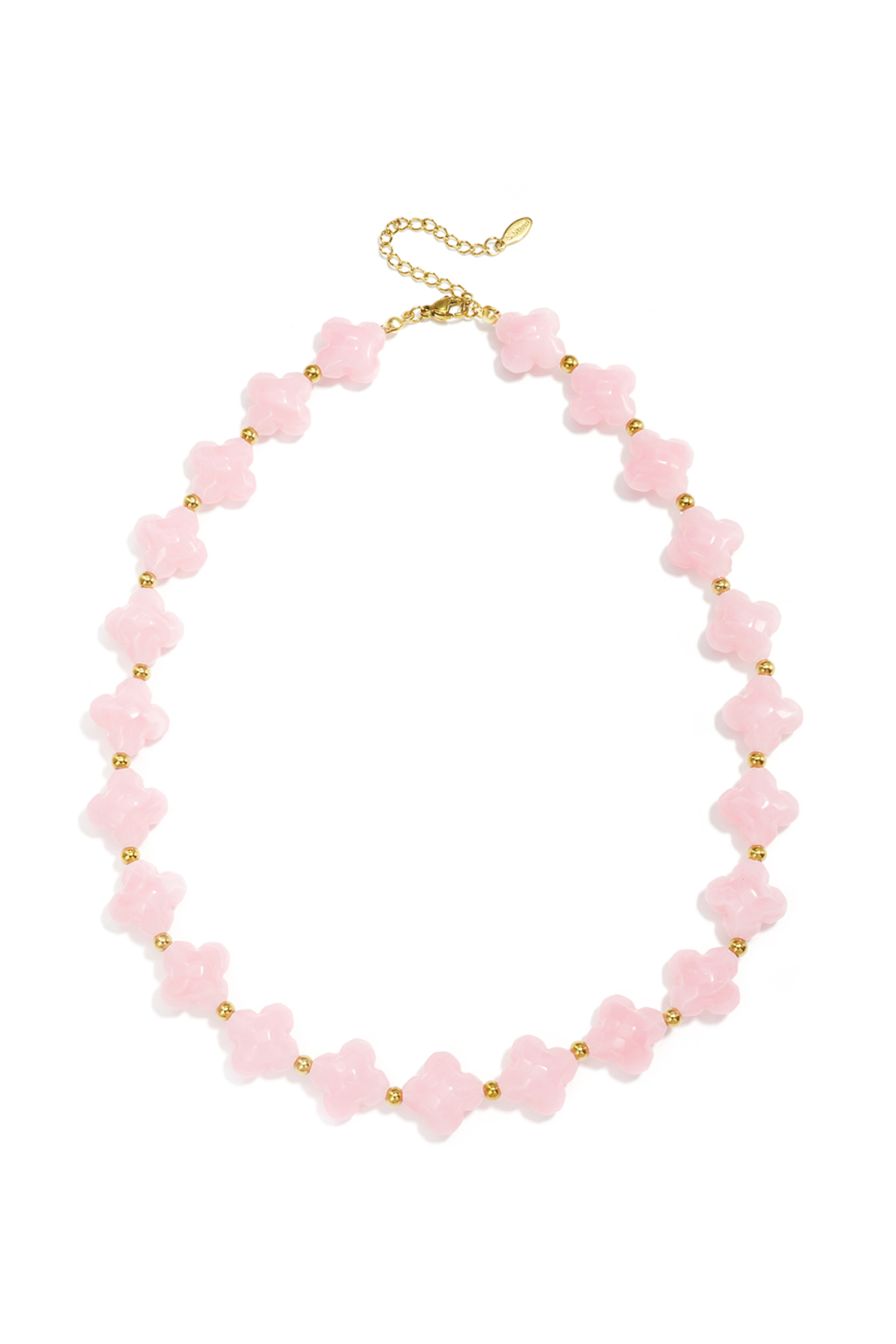 Collier De Perles Avec Des Perles En Forme De Trèfle 